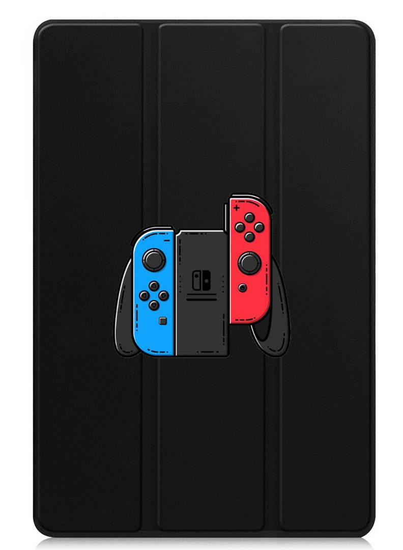Theodor Protective Flip Case For Apple iPad mini 7th Generation (A17 Pro 2024 / Mini 6 2021 6th Generation) With Trifold Stand Auto Wake Sleep Shockproof Cover Nintendo 1 - Image 1