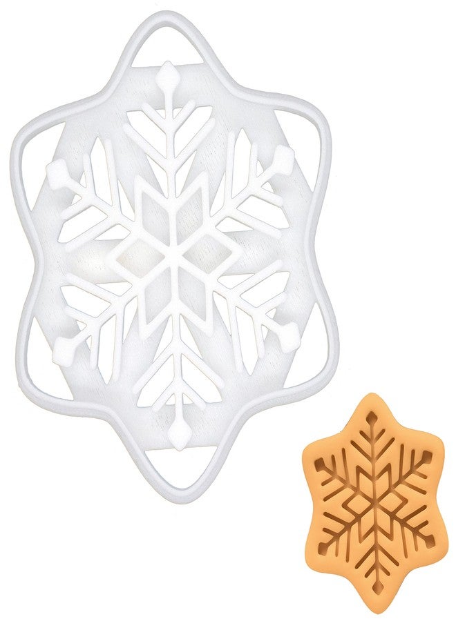 Bakerlogy Snowflake cookie cutter (Style 1), 1 piece - Bakerlogy - Image 1
