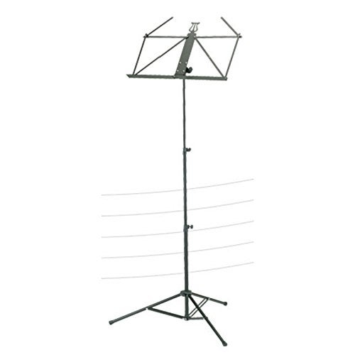 KM K&M Ruka Ultra Lightweight Music Stand Black - Image 1