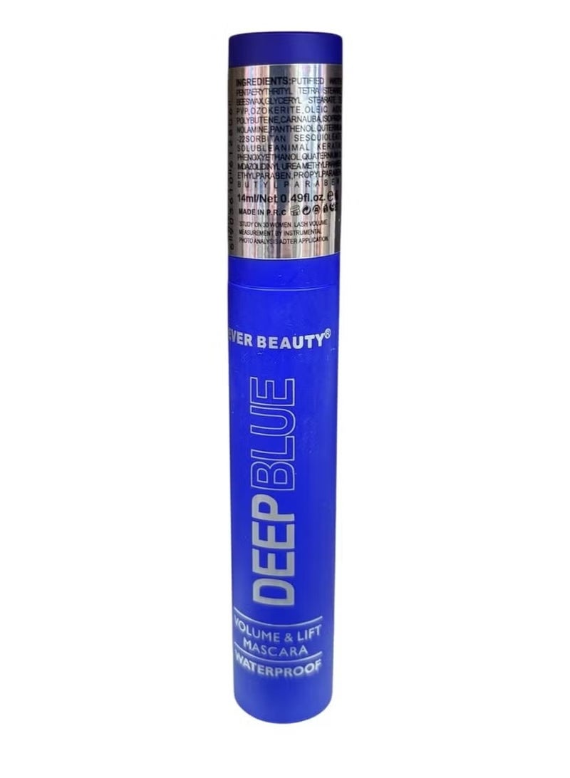 Ever Beauty Ever Beauty Deep Blue Mascara – Waterproof, Volume & Lift - Image 1