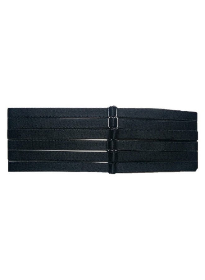 Threddies Bra Strap Headbands Set Of 6 (Black) - Image 2