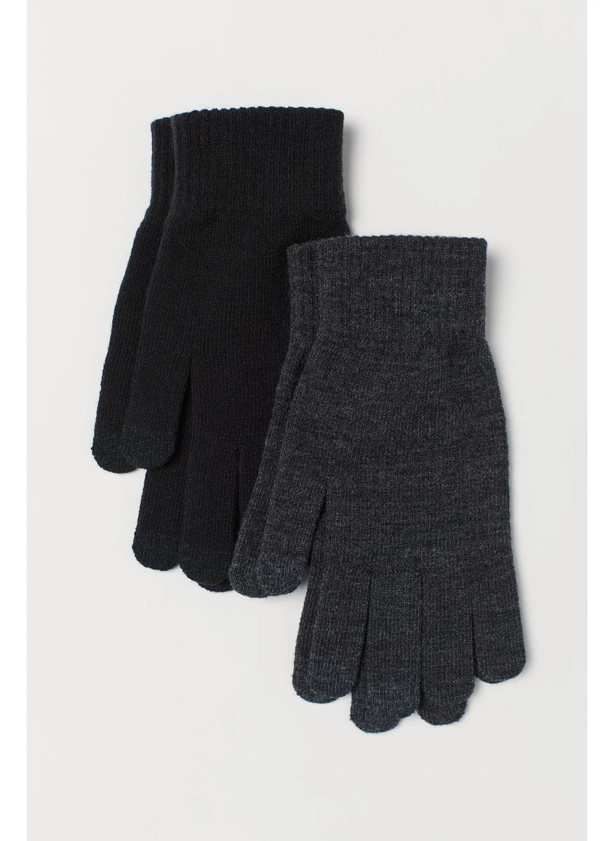 H&M 2-Pack Smartphone Gloves