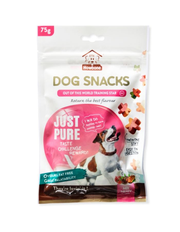Howbone Training Star Dog Snack 75g – Mix Meaty Flavour