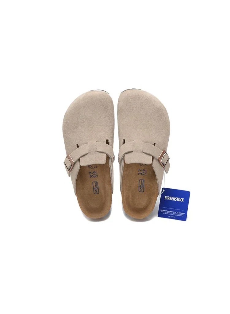BIRKENSTOCK Boston Soft Footbed Suede Leather-Wide（Sizing runs large; order one size smaller） - Image 4