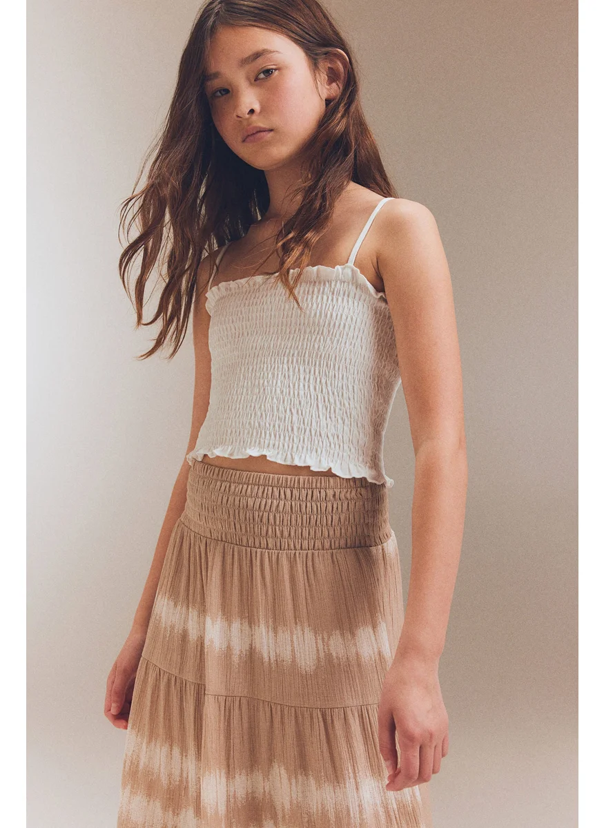 H&M Smocked Strappy Top