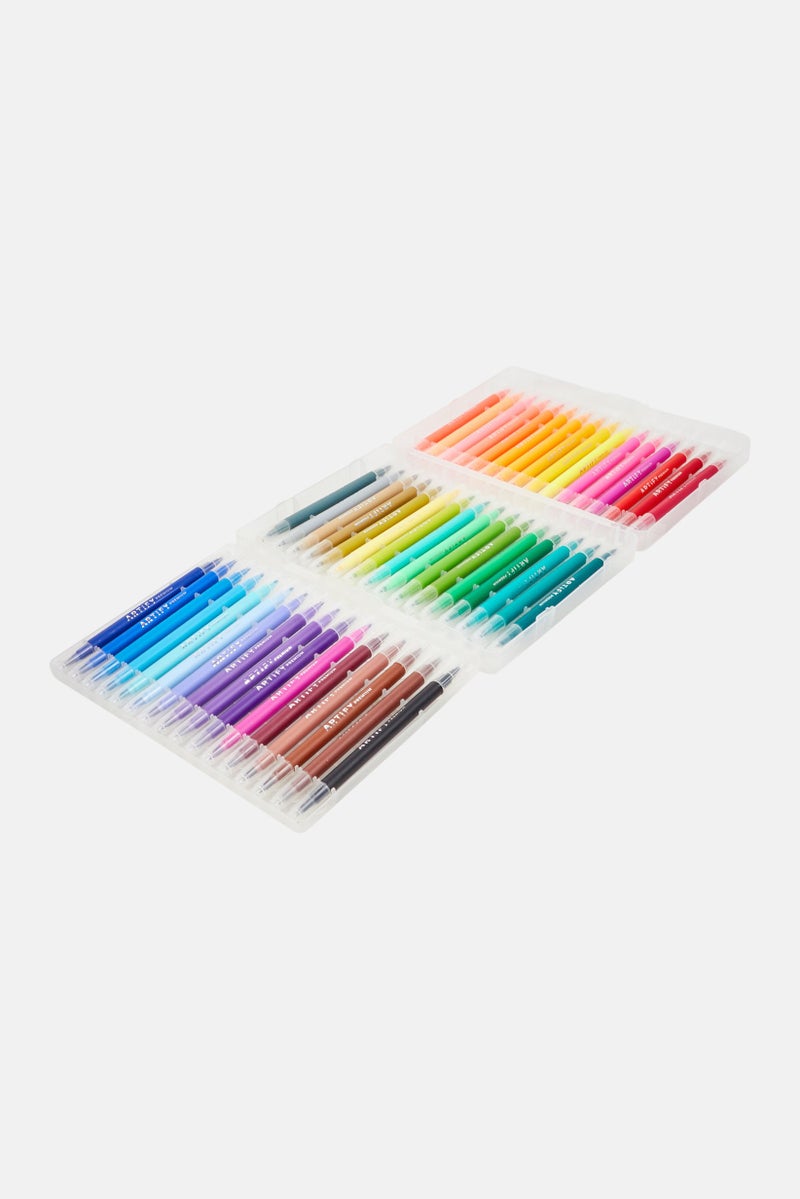 Artify 48 Beautiful And Vibrant Dual Tip Markers, Grey Combo - Image 4