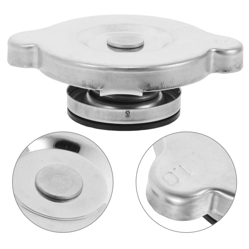 Stainless Steel Radiator Cap for Car Modification High Pressure Radiator Cap Replacement Universal Metal Engine Coolant Cap - Image 1