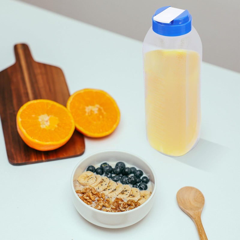 Large Capacity 1200ml Plastic Water Jug with Lid Heat Resistant Cold Beverage Dispenser for Home Restaurant - Image 5