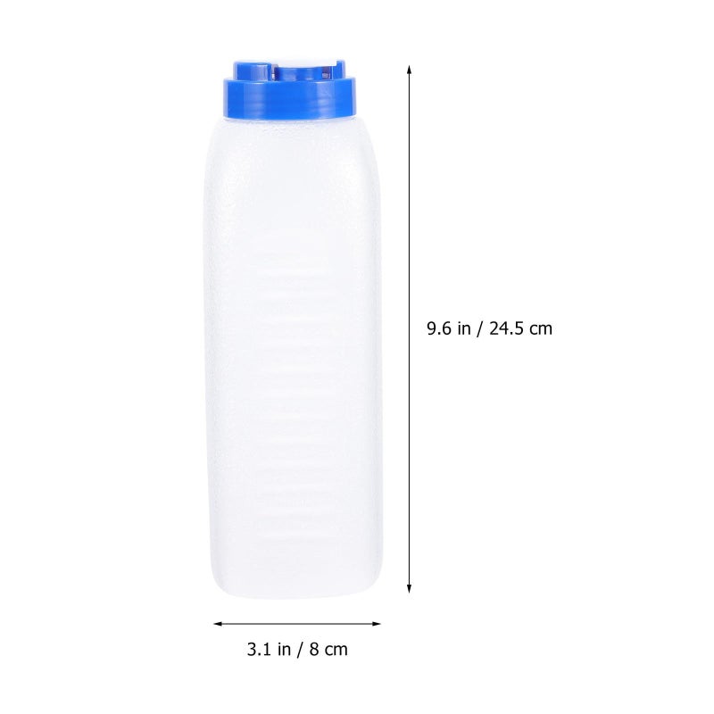 Large Capacity 1200ml Plastic Water Jug with Lid Heat Resistant Cold Beverage Dispenser for Home Restaurant - Image 2