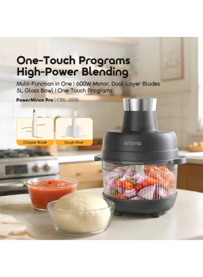 أورايمو oraimo PowerMince Pro 600W 5L Smart Control Blender 600 W OBL-281A multicolour - Image 2