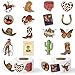 CNhoqc Western Cowboy Sticker Rolls 1000pcs Cowboy Hat Boots Cactus Waterproof Vinyl Reusable Laptop Stickers Coloring Book Scrapbook Water Bottle Page Activity Pad Birthday Party Favors Skateboard - Image 3