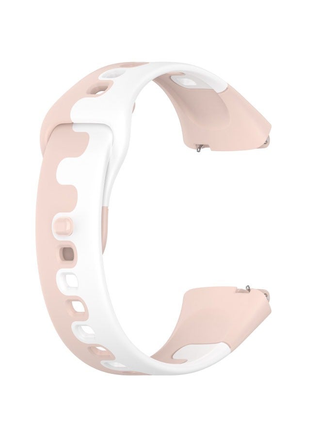 1 Strap for Redmi Watch3 Active Strap Pink and White - Image 2