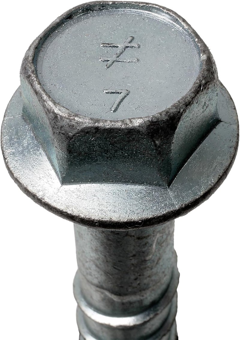 Simpson StrongTie THDB62600H 5/8 Inch x 6 Inch, Hex Washer Head, Zinc Plated Titen HD Heavy-Duty Screw Anchor for Concrete, Easy Installation (Pack of 10) - Image 5