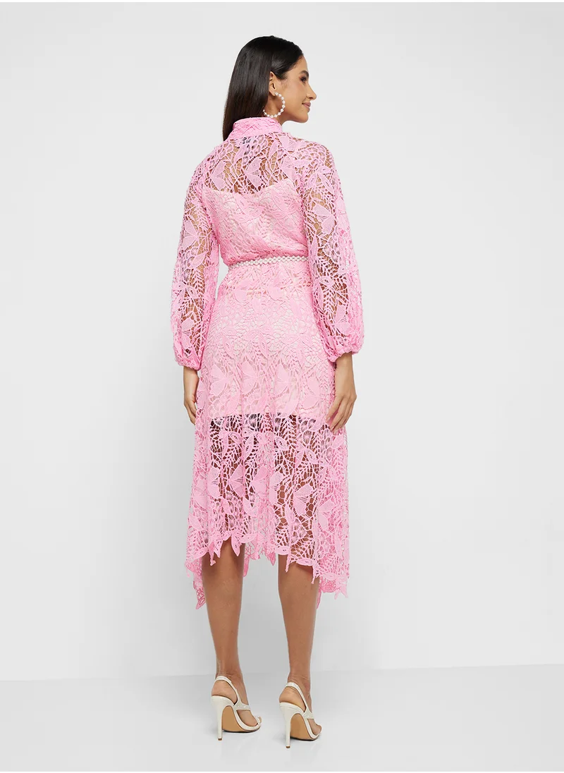 ايلا Lace Shirt Dress