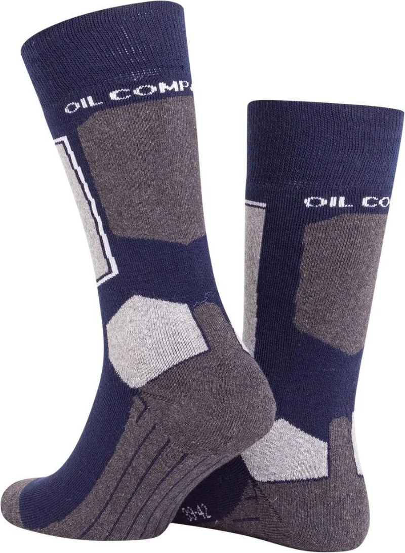 اويل كومباني 3-Pack Thermal Socks Navy Blue Unisex OCS008
