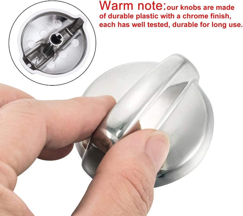 Gejoy WB03T10325 Knobs Burner Control Knobs Compatible with General Electric GE Range Cooktop Knob 2691864 PS3510510 (6 Packs) - Image 2