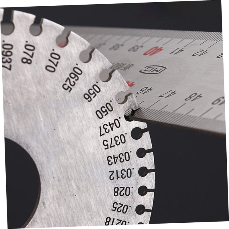 Stainless Steel Welding Gauge Dual Sided Thickness Measurement Tool 2pcs Set - Image 4