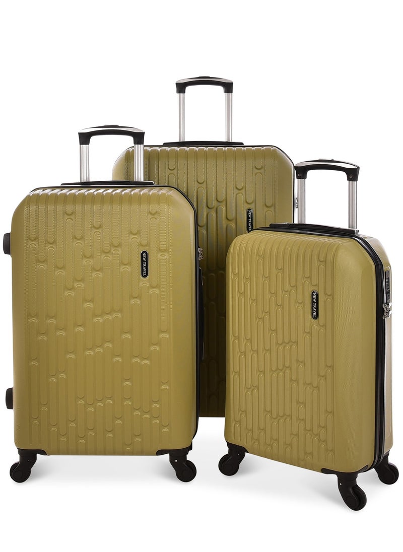 NEW TRAVEL New Travel ABS Trolley 3Pc Set BR1021/3P  - Image 1