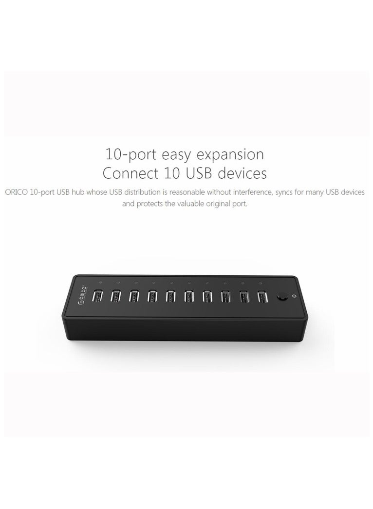 ORICO P10-U2-V1 10 USB 2.0 Ports HUB - Image 4