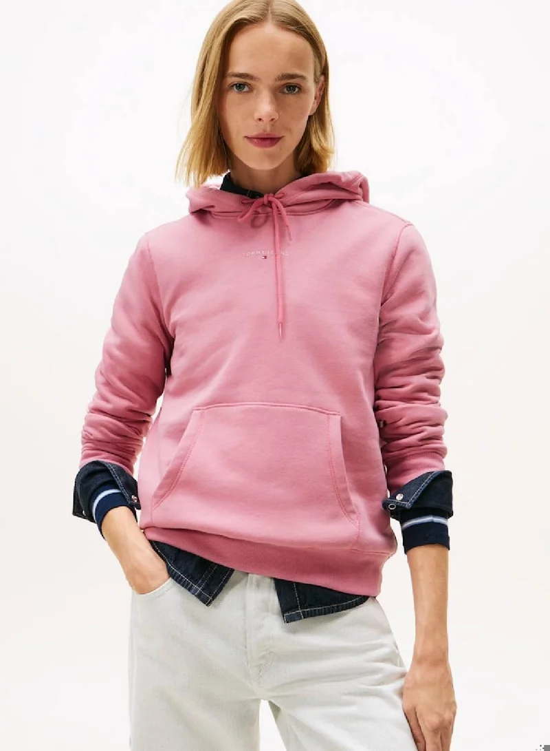 Linear Logo Fleece Hoody