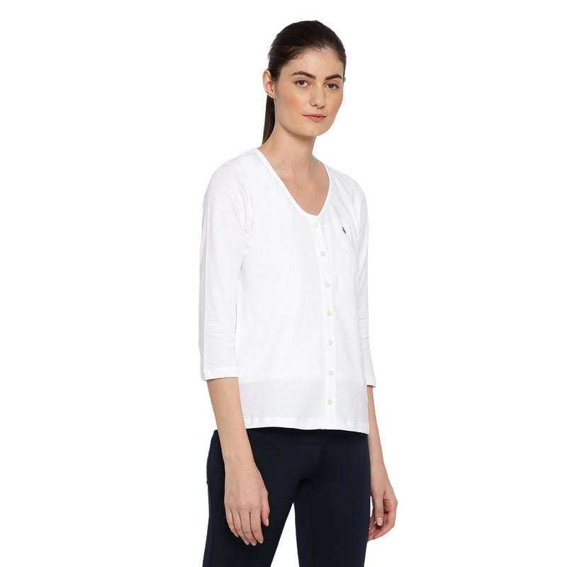 amswan PREMIUM COTTON 3/4 SLEEVE V- NECK TOPS - Image 2
