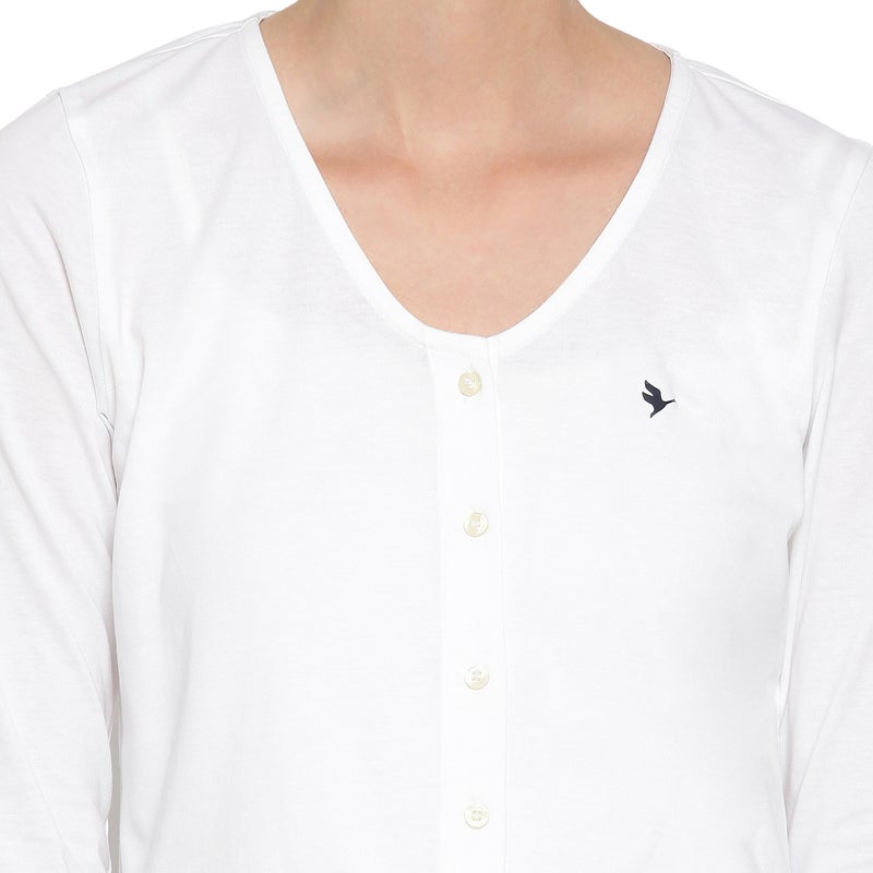 amswan PREMIUM COTTON 3/4 SLEEVE V- NECK TOPS - Image 5