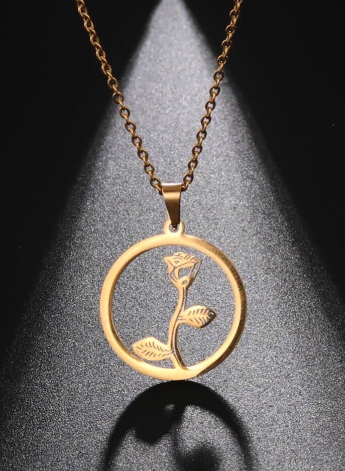 بلو لاين سلسال أنيق مطلي باللون الذهبي عيار 18 - Image 2