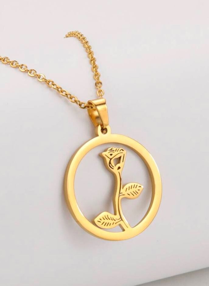 بلو لاين سلسال أنيق مطلي باللون الذهبي عيار 18 - Image 3