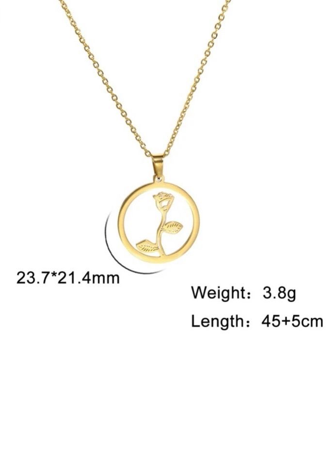 بلو لاين سلسال أنيق مطلي باللون الذهبي عيار 18 - Image 4