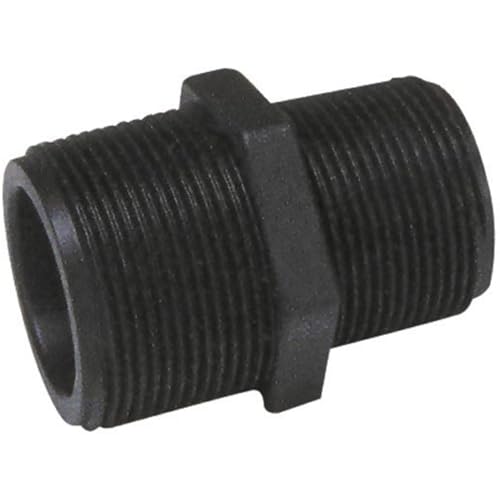 Apache 49030653 Schedule 80 Male Pipe Thread Hex Reducer Nipple Polypropylene Black 2 x 15 - Image 4