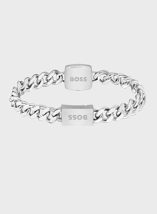 BOSS Odell Bracelet in Stainless Steel with  Onyx - 1580650M - Image 2