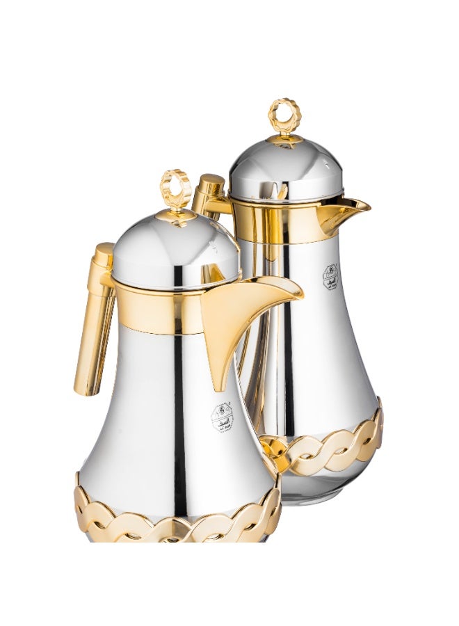 السيف  طقم ترامس جويلا من السيف مع لمسة فخامة و جمال من اللون الفضي و الذهبي اللامع و الجميل - Image 3