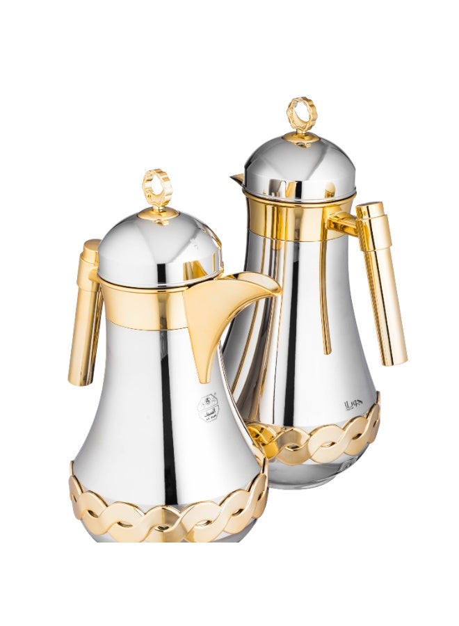 السيف  طقم ترامس جويلا من السيف مع لمسة فخامة و جمال من اللون الفضي و الذهبي اللامع و الجميل - Image 4