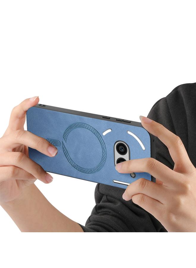 اس-توب جراب لهاتف Nothing Phone 2a بلون سادة وغطاء خلفي من مادة البولي يوريثان Magsafe بتصميم كلاسيكي - Image 4