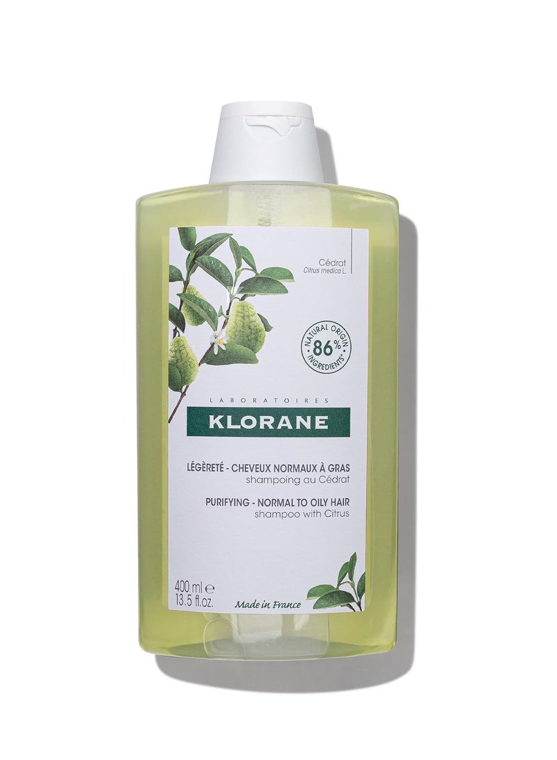 Klorane Klorane – Purifying Shampoo with Citrus – Clarifies & Detoxifies Hair & Scalp, Removes Buildup – Silicone, Paraben & Sulfate Free – 13.5 fl. oz.
