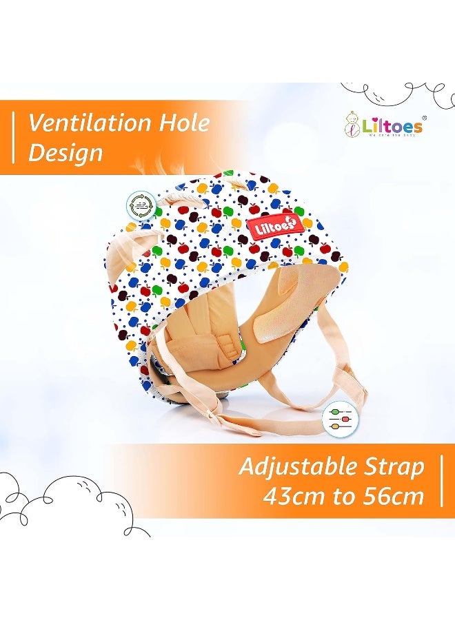 LILTOES Baby Head Protector for Safety of Kids 6M to 3 Years- Baby Safety Helmet with Proper Air Ventilation & Corner Guard Protection (Apple) - Image 2