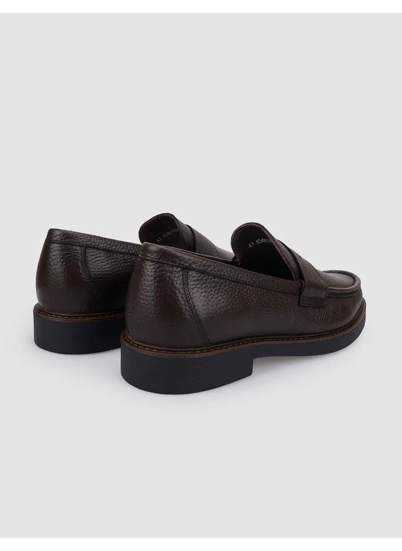 Cabani Leather Brown Men's Casual Shoes