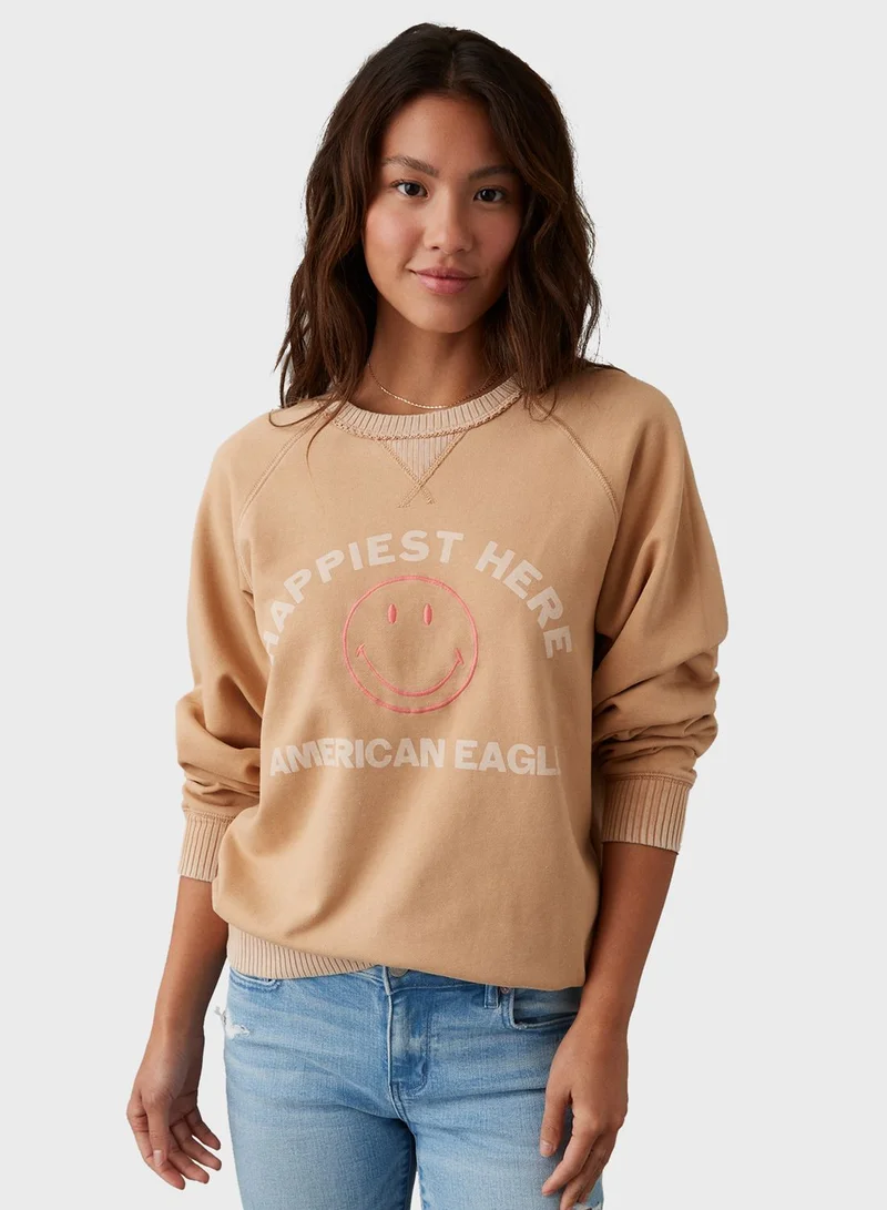 American Eagle Graphic Sweatshirt
