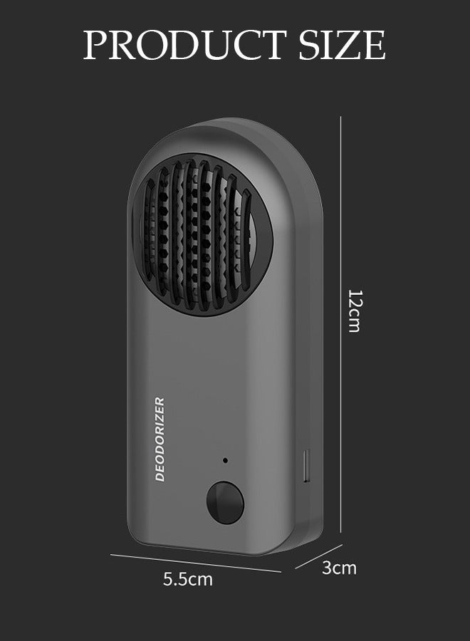 DUNISO Portable Car Air Purifier with Back Clip for Sun Visor, USB Air Freshener Mini Vehicle Air Purifier for Pollution, Odors, Gases, Car Fumes, Viruses, Great for Travel or Daily Commute - Image 2