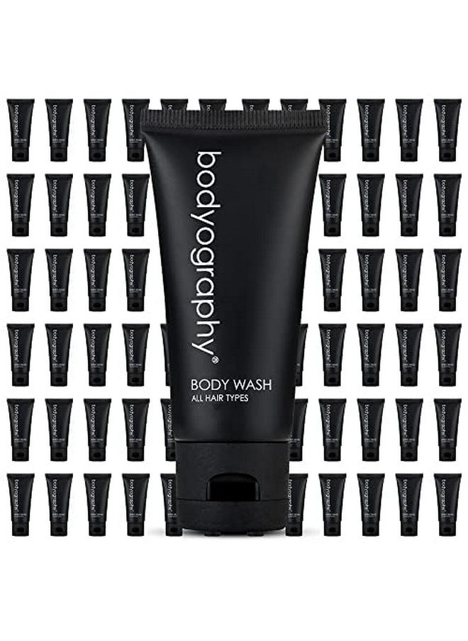 world amenities - Bodyography Body Wash 1.4Oz Lavender Peppermint Mini Travel Size Toiletries (100% Recyclable Tube With Flip Top Cap) Hotel Amenities Suitable For All Skin Types - Image 1