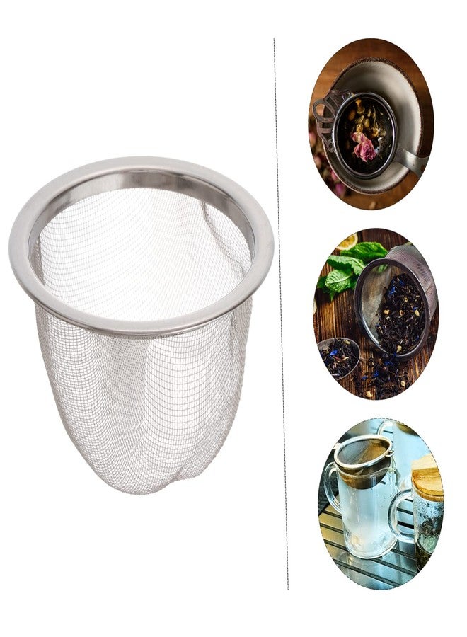 SHOWERORO Stainless Steel Tea Filter 2.55 Inch Sturdy Mesh Infuser Strainer for Loose Leaf Tea and Herbal Brewing at Home Kitchen Set of 8 - Image 4
