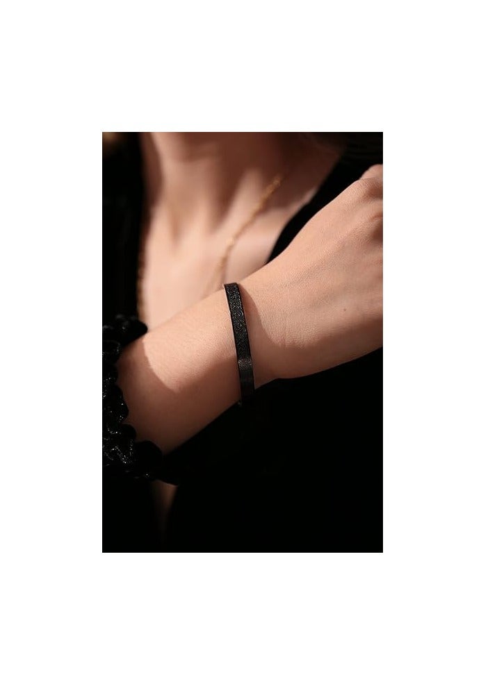 شوداي أساور ذهبية بتصميم آية الكرسي بخط لعربي للنساء والرجال من شوداي، هدايا مجوهرات إسلامية للنساء، سوار كهدية إسلامية للعيد ورمضان ورأس السنة الجديدة للجنسين - Image 3