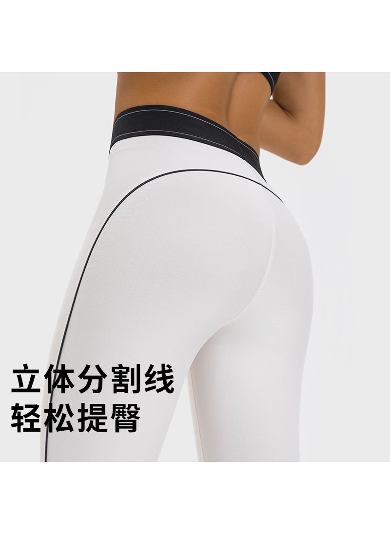 Generic - High-Waist Tummy-Control Yoga Pants Set for Women Black - Image 1