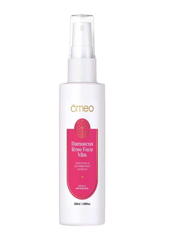 Omeo Rosemary Alcohol-Free Face Mist Toner 50 ml | Refreshing Hydration, Pore Tightening, Cooling Glow Toner with Aloe Vera, Papaya & Cucumber Extracts | Ideal Travel Face Mist for Men & Women - Image 1