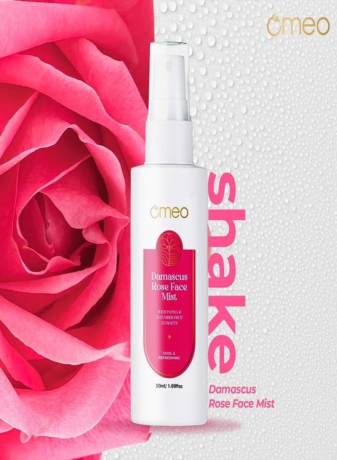 Omeo Rosemary Alcohol-Free Face Mist Toner 50 ml | Refreshing Hydration, Pore Tightening, Cooling Glow Toner with Aloe Vera, Papaya & Cucumber Extracts | Ideal Travel Face Mist for Men & Women - Image 5