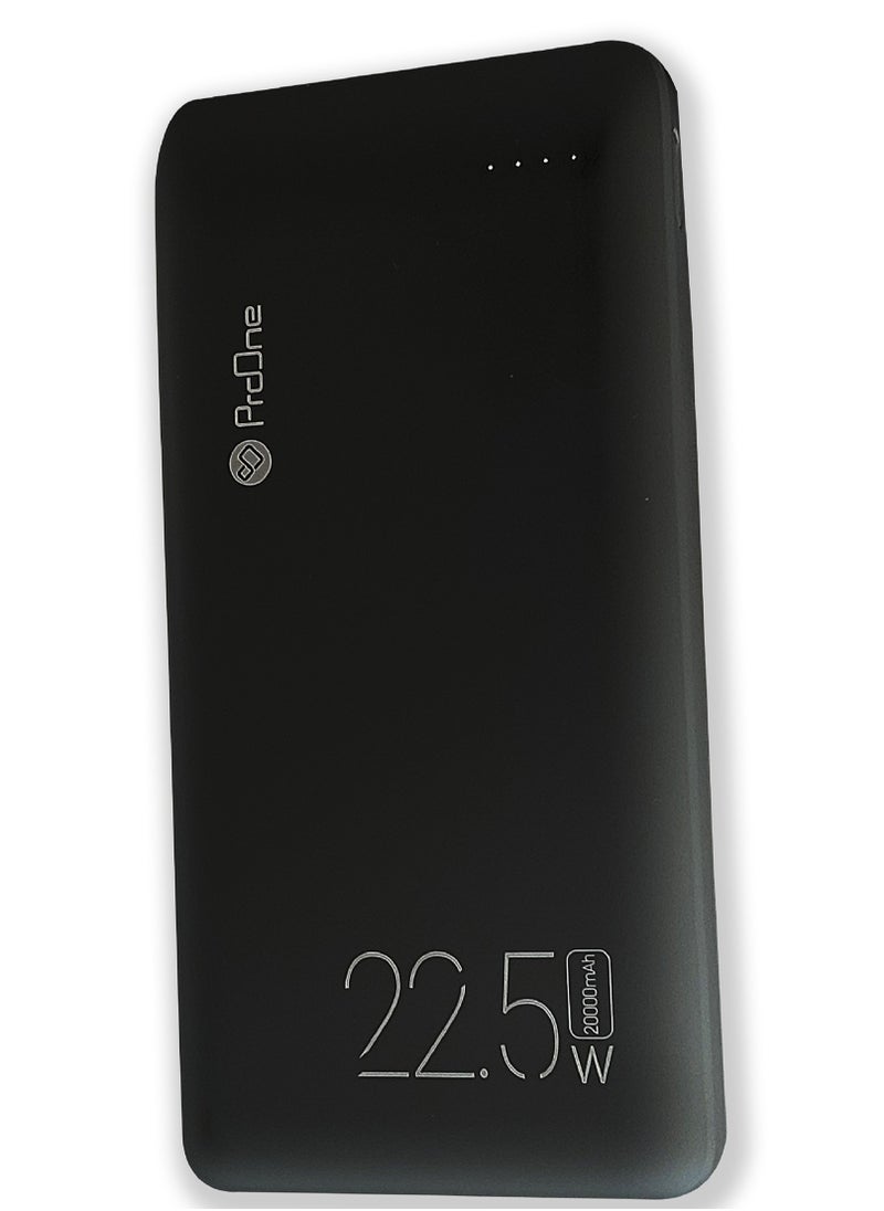 ProOne - ProOne PPB5209 20000mAh Portable Power Bank – 18W Quick Charge (QC) 3.0 & Power Delivery (PD), 4-Port USB-C & USB-A - Image 1