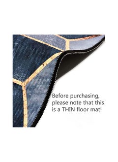 MahMir Kitchen Rug Mat Set-Cushioned Anti-Fatigue Runner Floor Comfort mats-kitchen rugs 2 pcs Set-Help relieve pressure while cooking-Non-slip Mat for all Rooms & Bathrooms too ( Black Kitchen Marble )  - Image 4