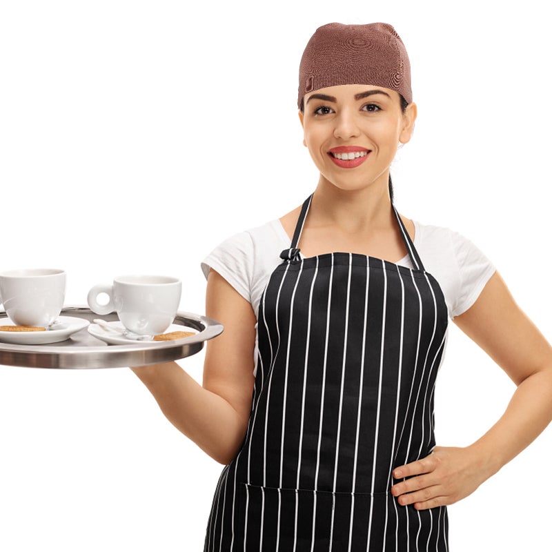 👕 قبعة طباخ بسحاب قابل للتعديل للاستخدام في المطاعم والتموين متينة ومريحة - Image 4