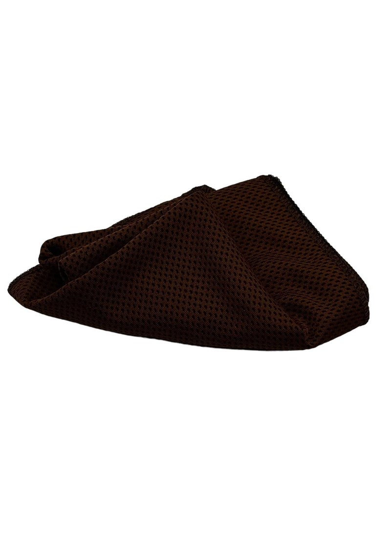 SFMW Sweat-absorbent Cooling Towel - Brown 100x30cm - Image 2