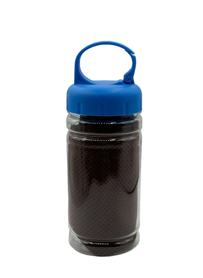 SFMW Sweat-absorbent Cooling Towel - Brown 100x30cm - Image 1